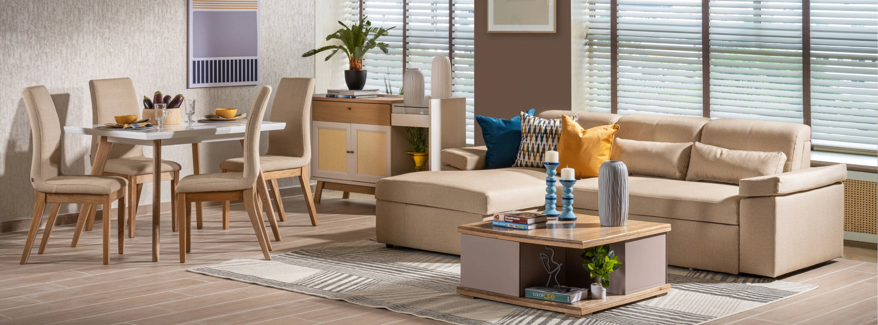 Como decorar una sala comedor