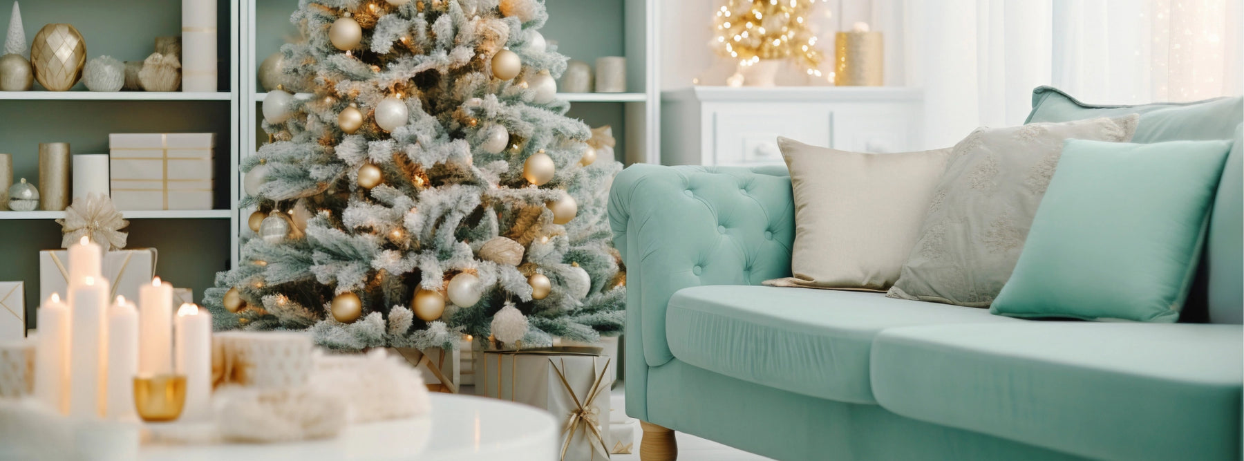 Arreglos de navidad para mesa de comedor