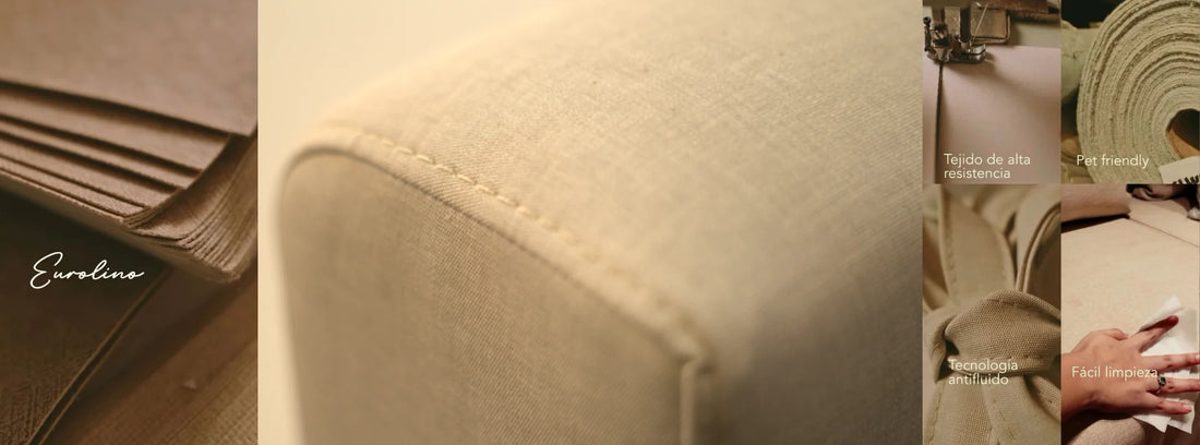 Tapizado eurolino: muebles durables y de fácil limpieza