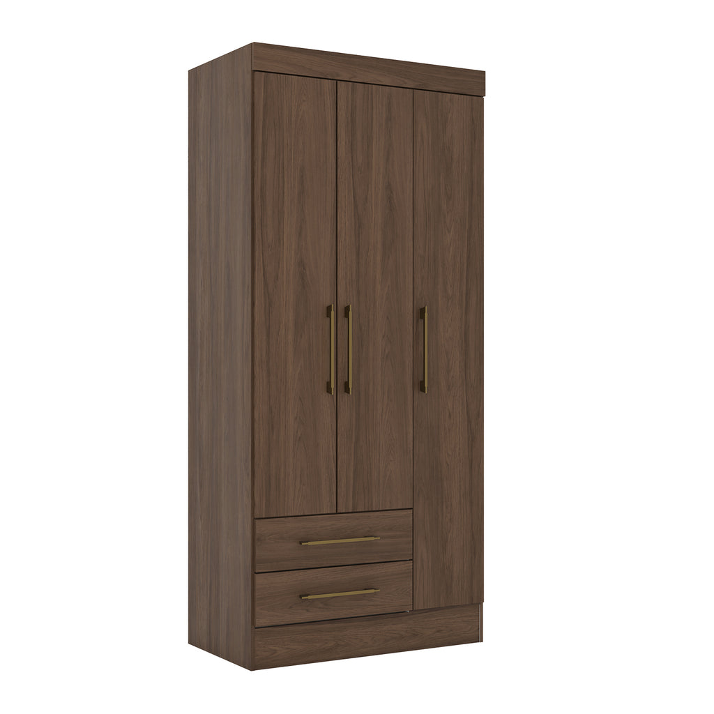 Ropero Onix Natural Oscuro – Muebles Jamar Panamá