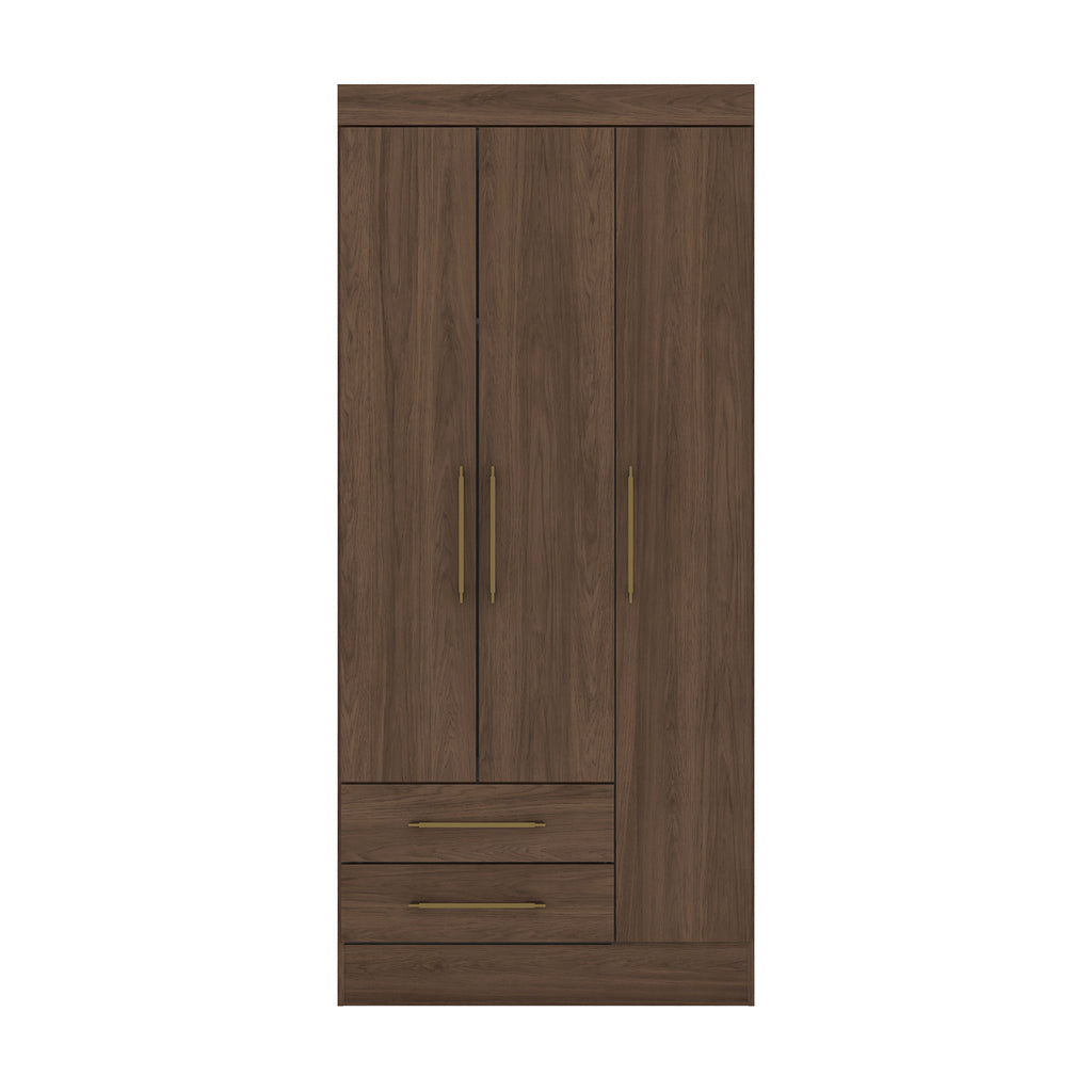 Ropero Onix Natural Oscuro – Muebles Jamar Panamá