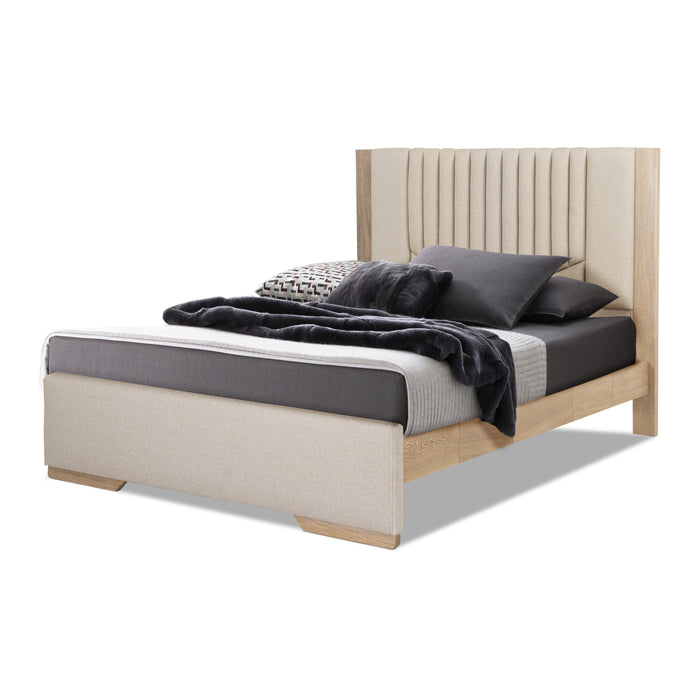Cama Full Moscu Natural, Marfil