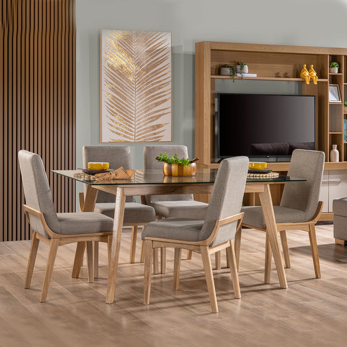 Comedor 6 Puestos Milenium Rihana Madera