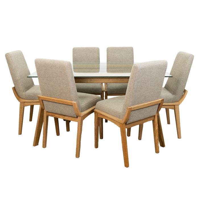 Comedor 6 Puestos Milenium Rihana Madera