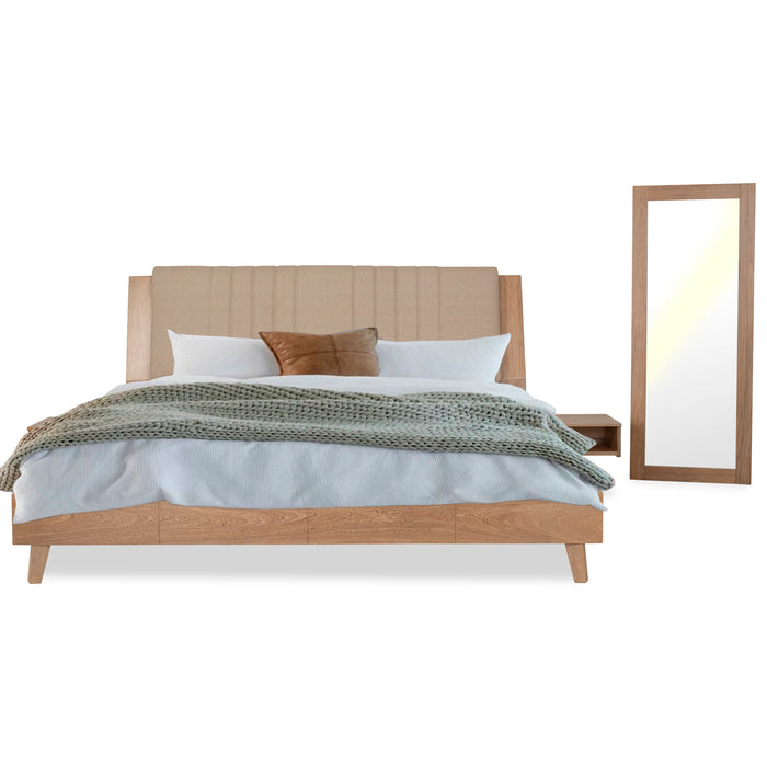 Recámara King Piero Natural, Marfil