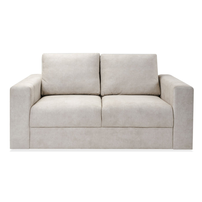 Sofa 2 Puestos Sevilla Velvet Zarem Ivory, Champaña