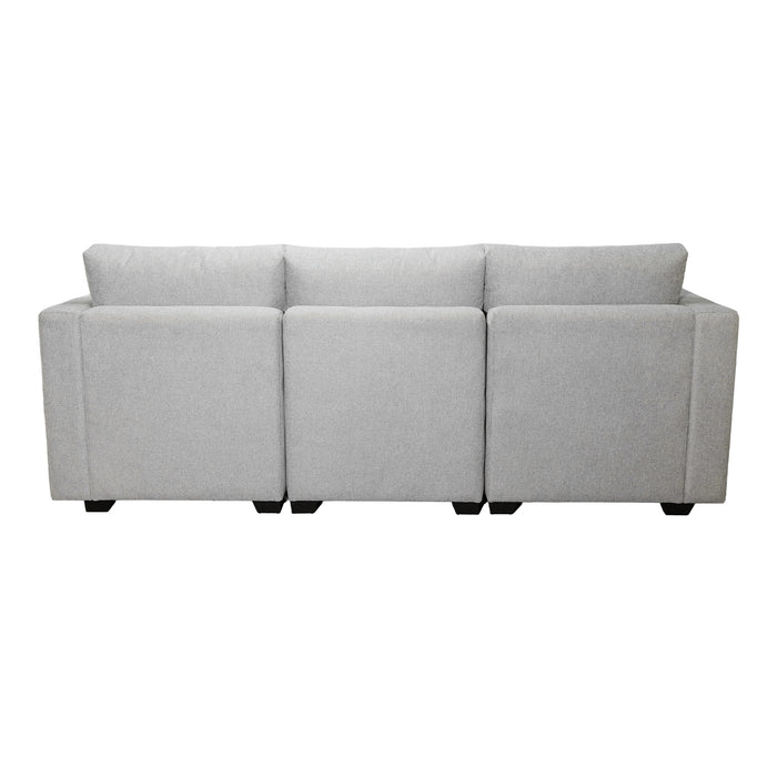 Sala modular Aden Lino Gris Claro