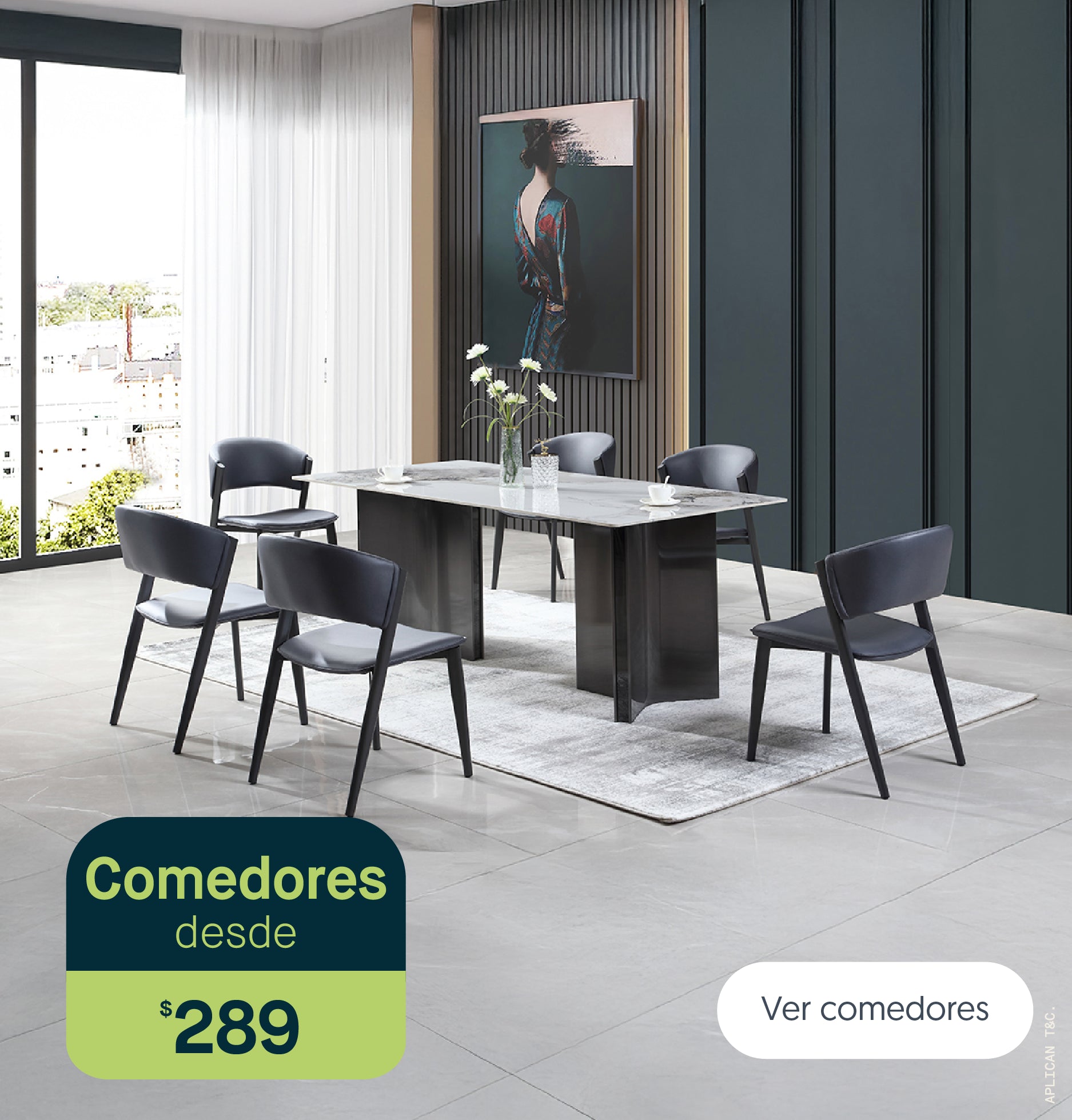 Comedores desde 289
