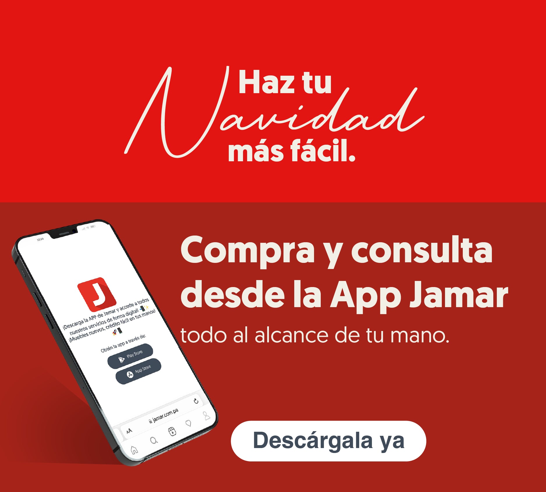 Compra y consulta desde el app Jamar
