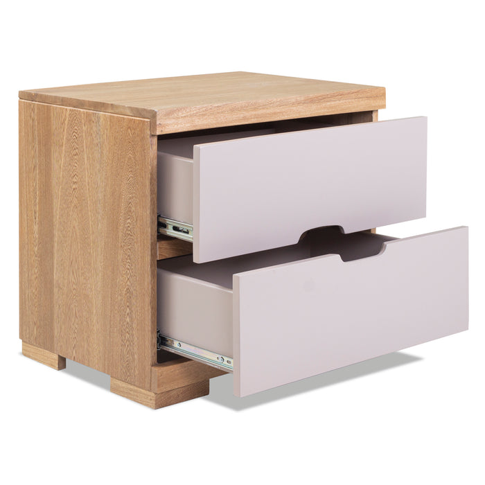 Recámara King Noruega Eurolino Marfil, Natural y Taupe