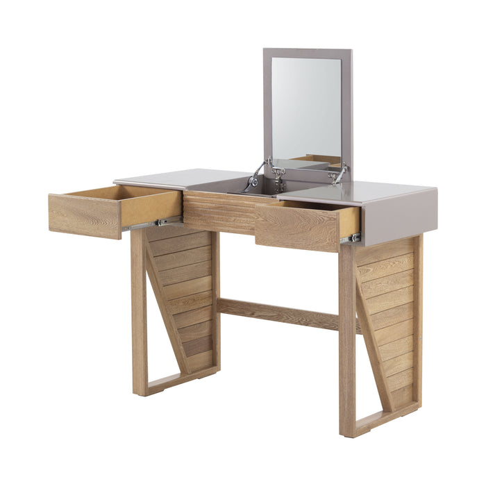 Recámara Queen Lenny Eurolino Marfil, Natural y Taupe