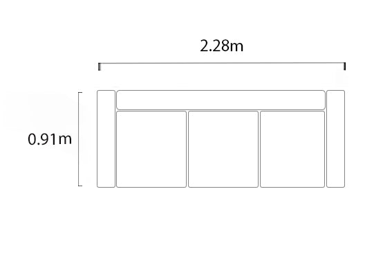 Sofá 3 Puestos Berlin Atlas Marmol Beige,Champaña