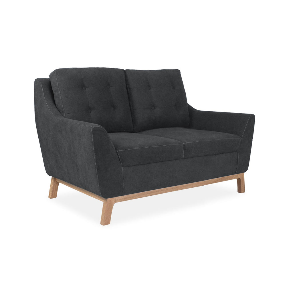 Sofá 2 Ptos Floyd Lino Kazan Plomo, Natural – Muebles Jamar Panamá