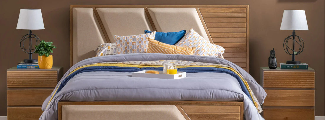 cómo combinar muebles marrones