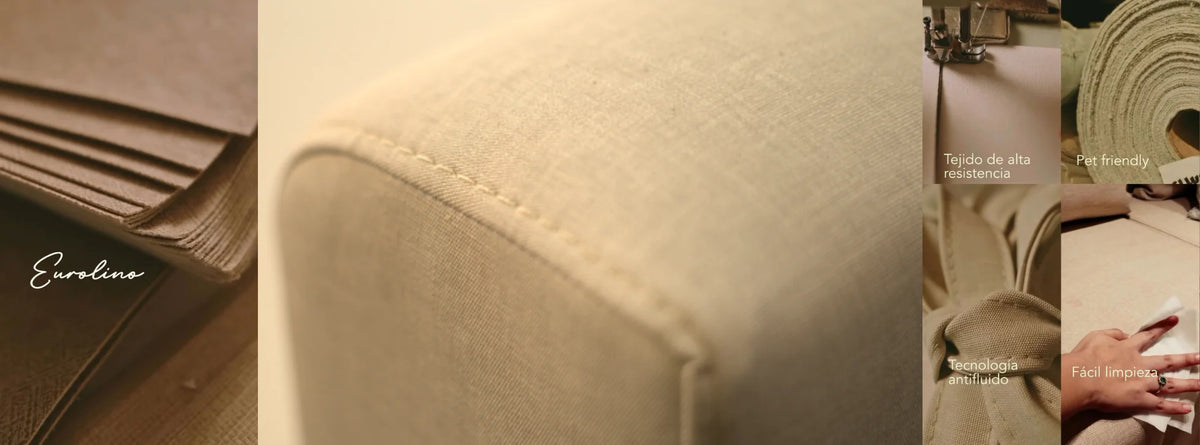 Tapizado eurolino: muebles durables y de fácil limpieza