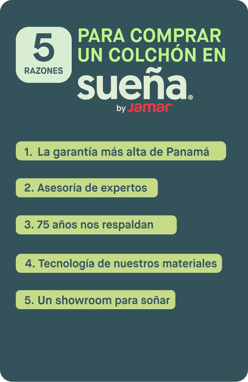 5 razones para comprar un colchon en sueña by jamar
