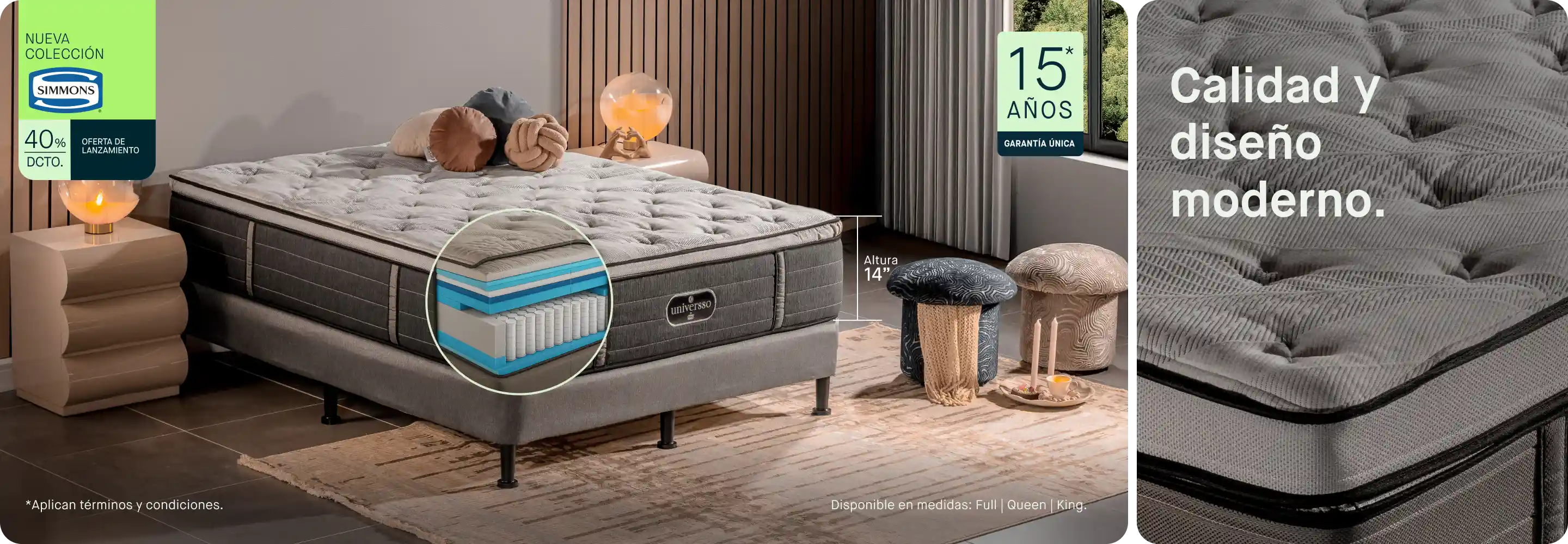 Calidad y diseño moderno