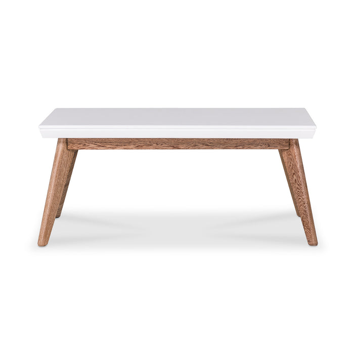 Mesa De Centro Lee Blanco, Natural