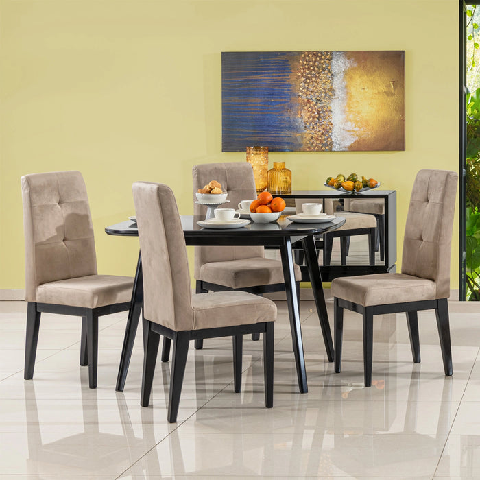 Comedor Amber 4 Ptos Wengue