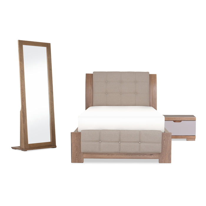 Recámara Twin Noruega  Marfil Natural Taupe