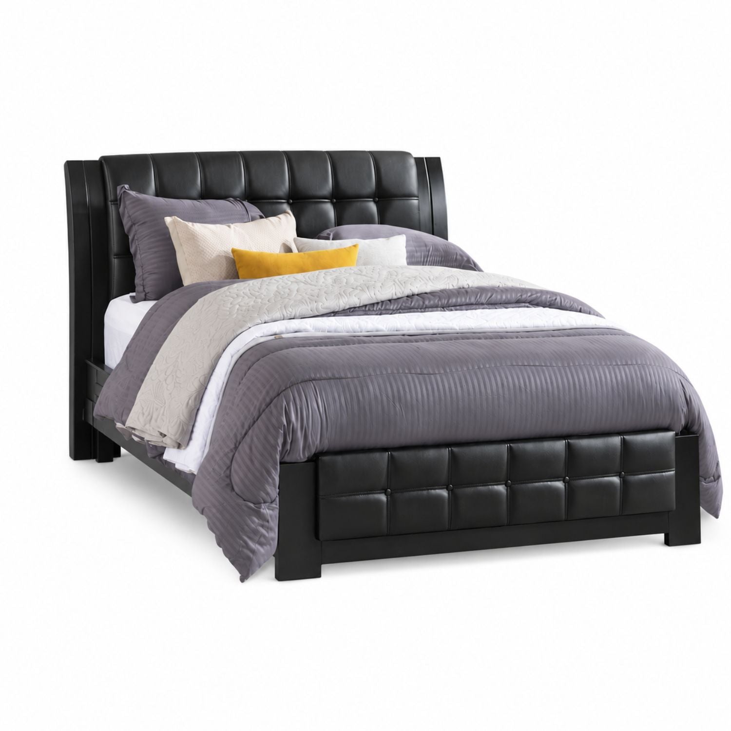 Cama Full Noruega Negra