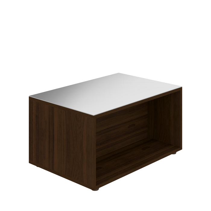 Mesa De Centro Auri Natural Oscuro Gloss