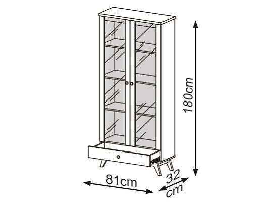 Vitrina Ibis Natural