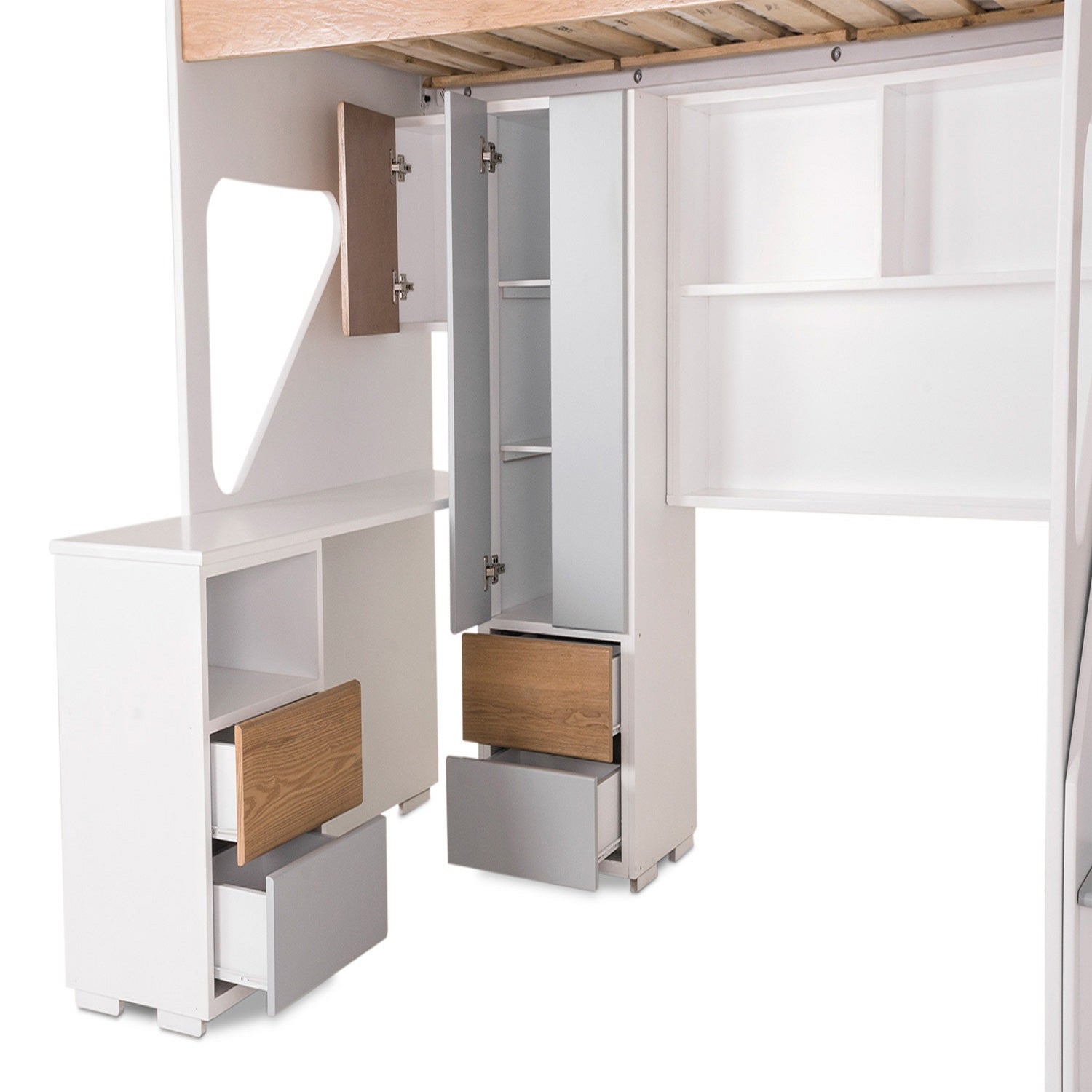 Litera Platinum Blanco, Natural y Gris