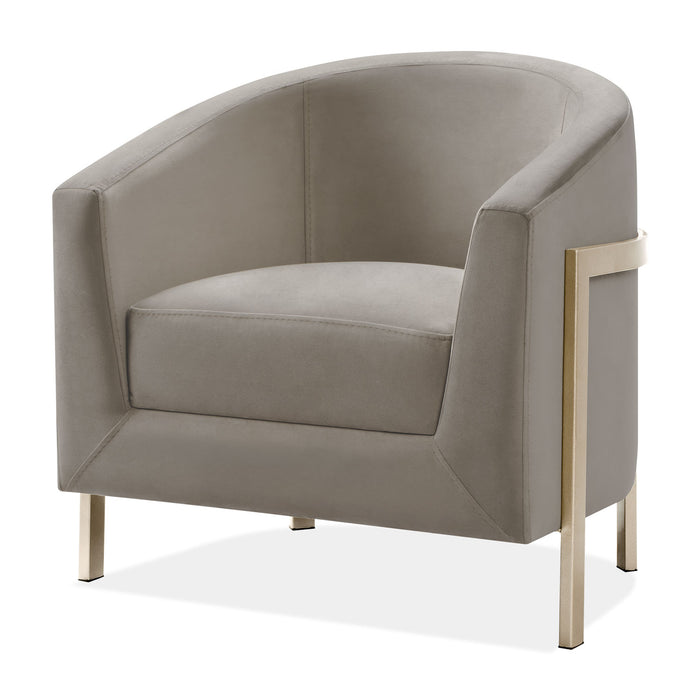 Butaca Berlin Velvet Beige, Champaña