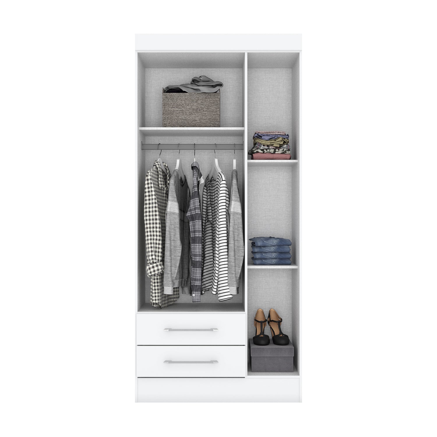 Ropero Onix Blanco Brillante