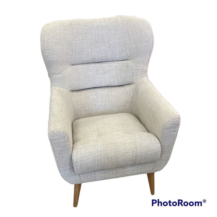 Butaca Milenium Lino Beige Oscuro, Natural