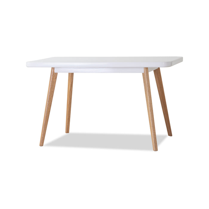 Comedor 6 Ptos Beck Azul, Natural Poliuretano