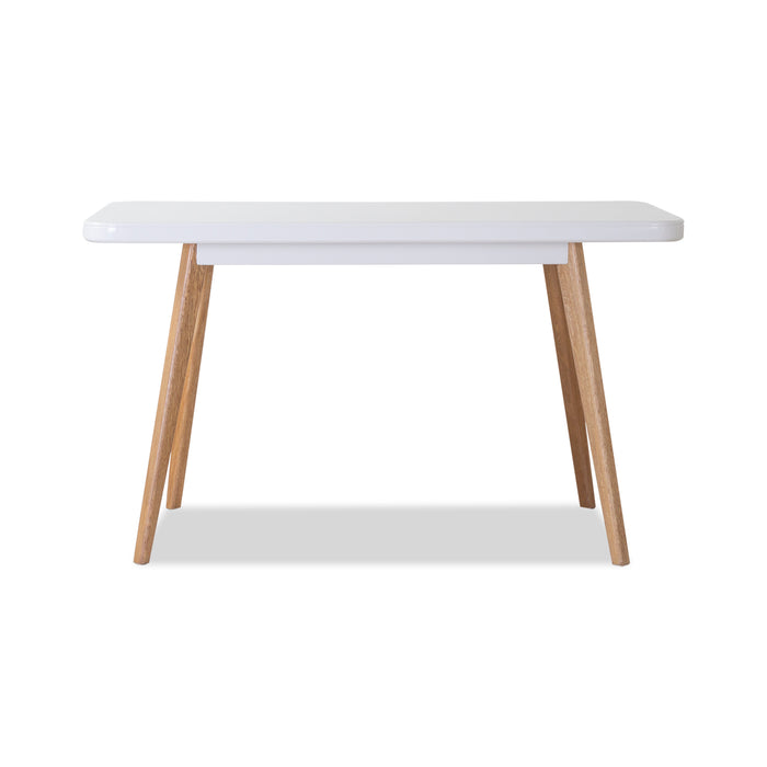 Comedor 6 Ptos Beck Azul, Natural Poliuretano