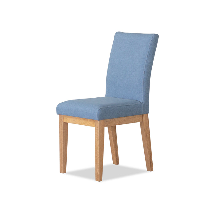 Comedor 6 Ptos Beck Azul, Natural Poliuretano