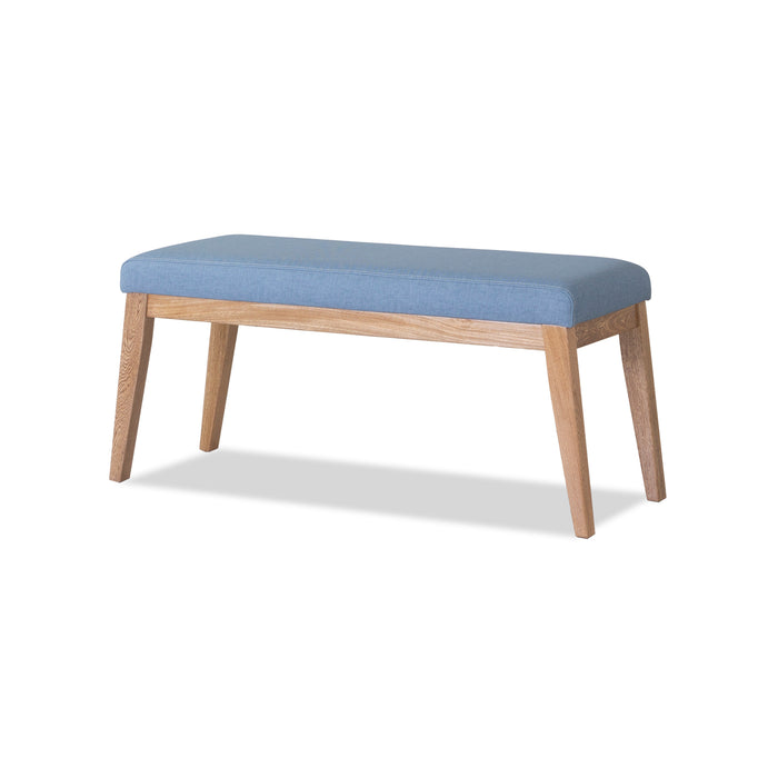 Comedor 6 Ptos Beck Azul, Natural Poliuretano
