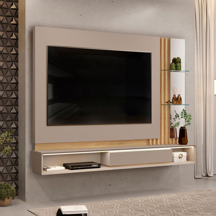 Panel Tv Noah Gris, Natural