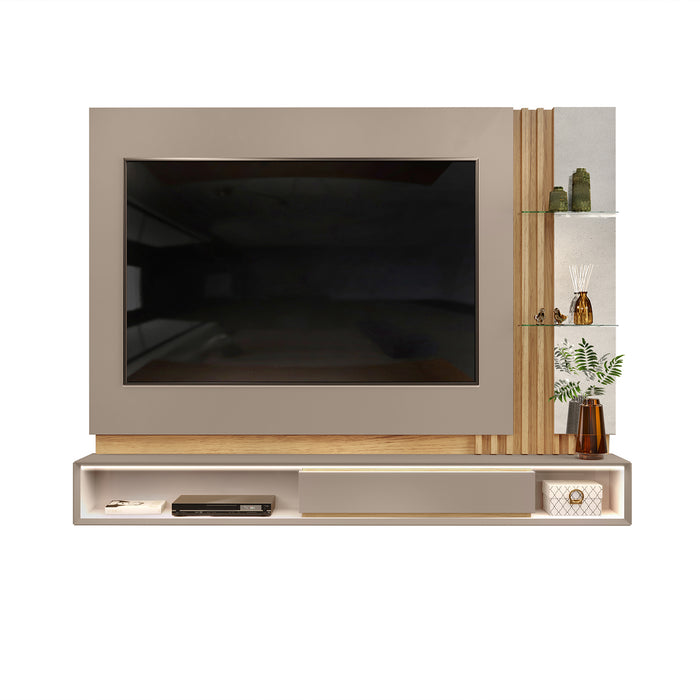 Panel Tv Noah Gris, Natural