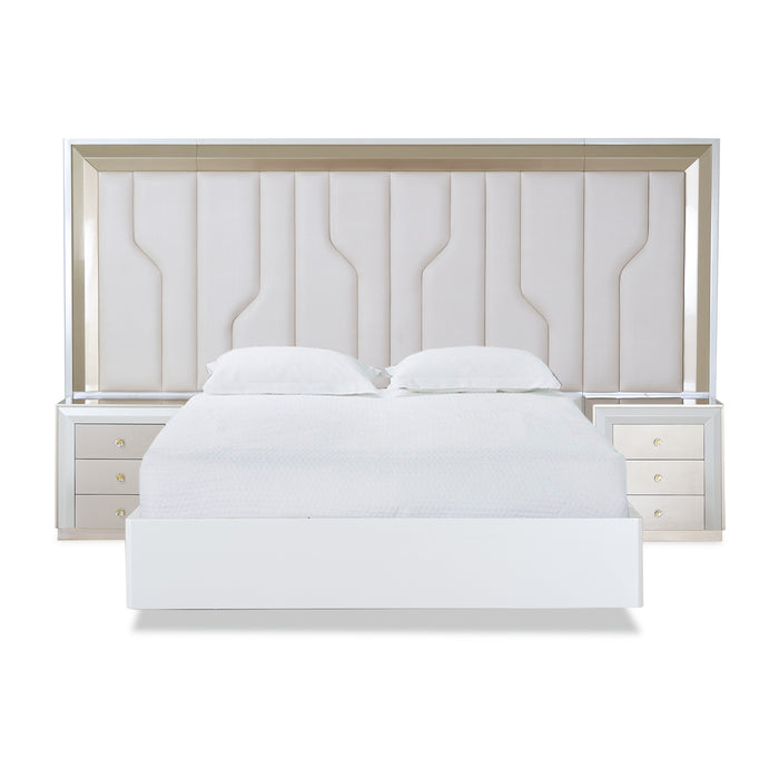 Recámara Queen Barrett Beige Perla,Champaña