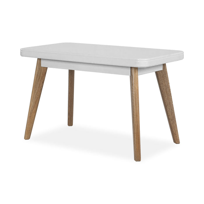 Mesa De Centro Beck Blanco, Natural Premium Poliuretano