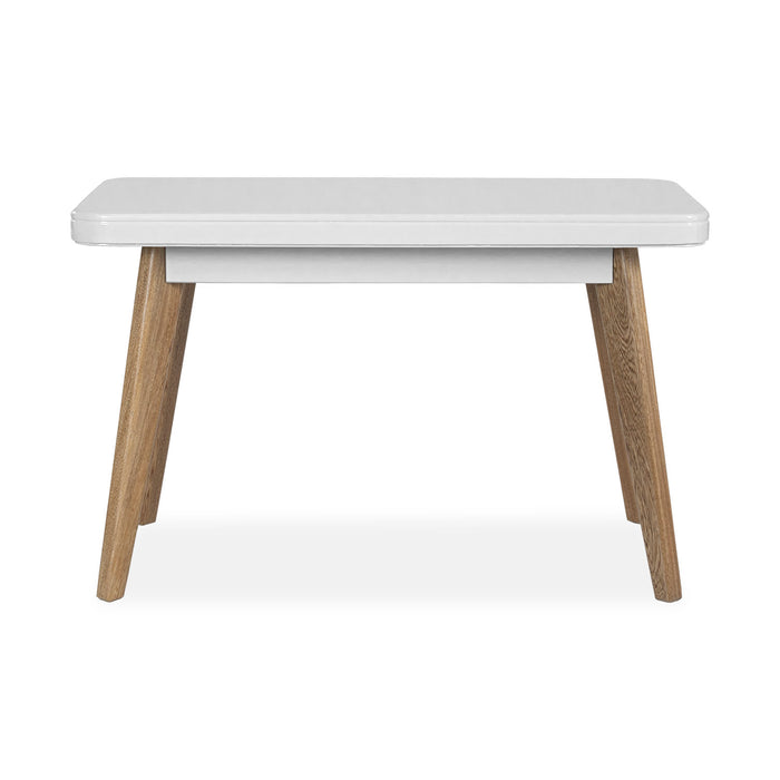 Mesa De Centro Beck Blanco, Natural Premium Poliuretano