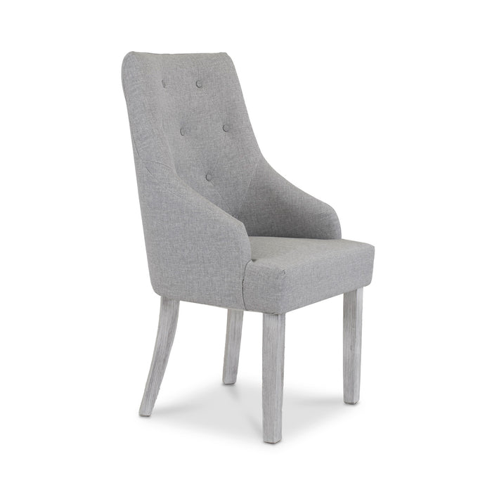 Comedor 4 Ptos Dominic Eurolino Gris Plata