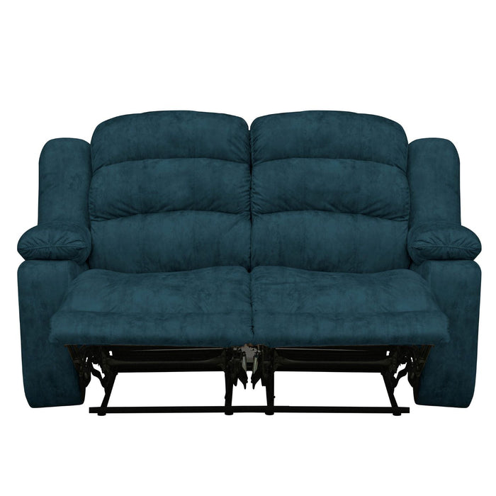 Sofá Reclinable 3 Ptos Nico Velvet Indigo