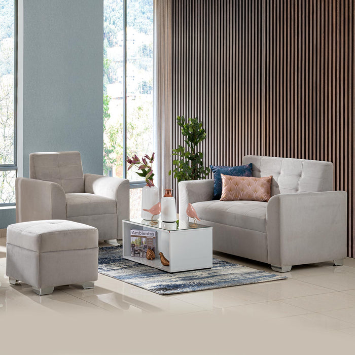 Sala Modular Velvet Piazzola — Muebles Jamar