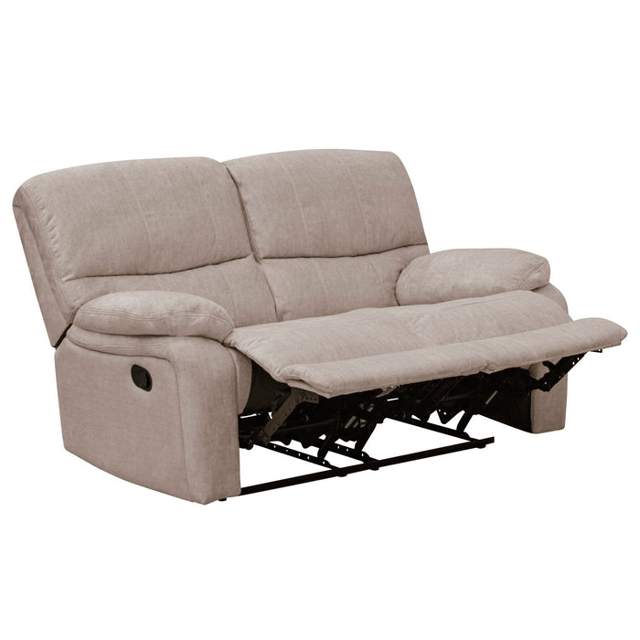 Sofá Reclinable 2 Ptos Star Velvet Almond