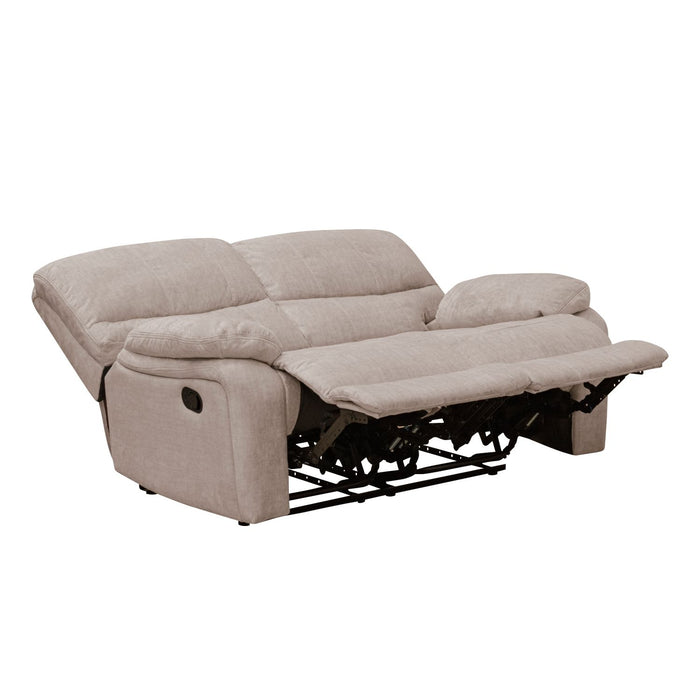 Sofá Reclinable 2 Ptos Star Velvet Almond