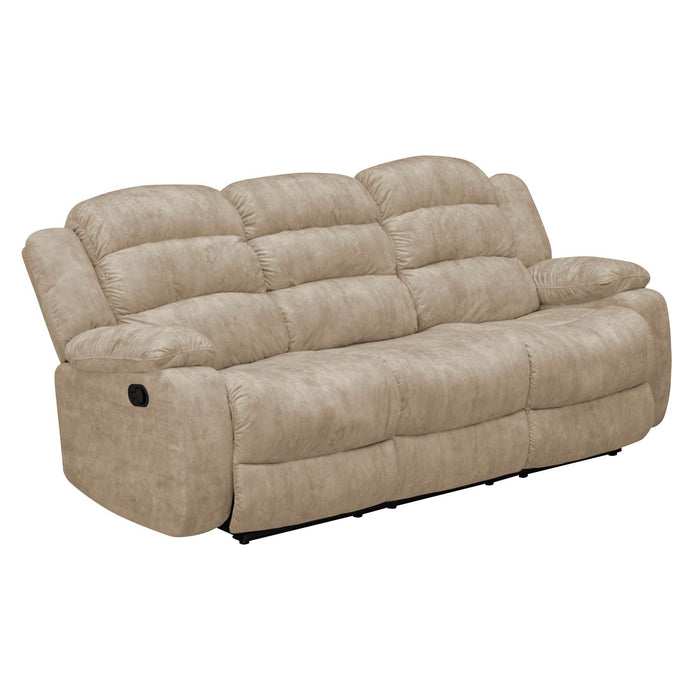 Sofa Reclinable Nico 3 Puestos Velvet Arena