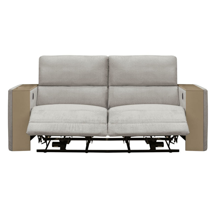 Sofa Reclinable 3 Ptos Versalles Velvet Champaña, Sand