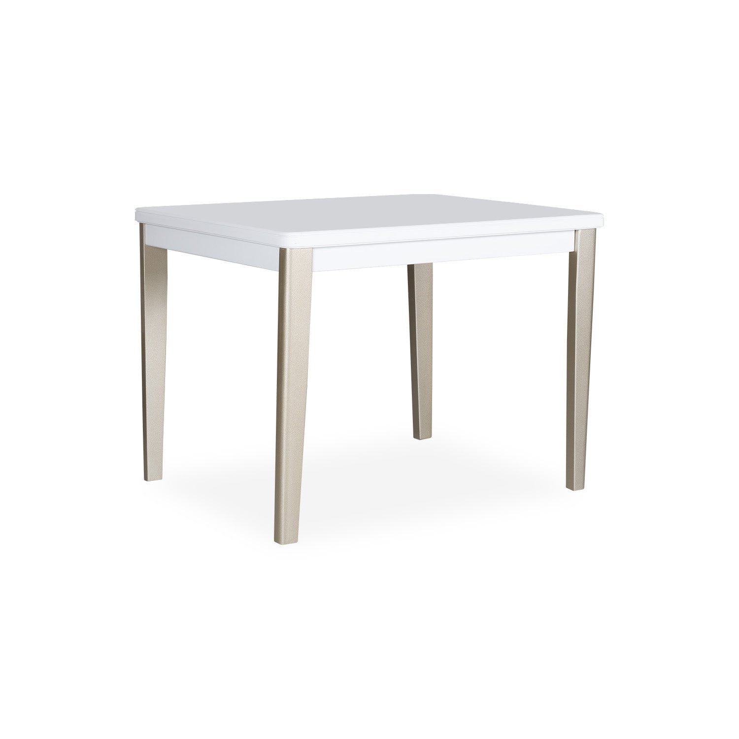 Comedor 4 Ptos Line Velvet Azafran Crudo, Champaña