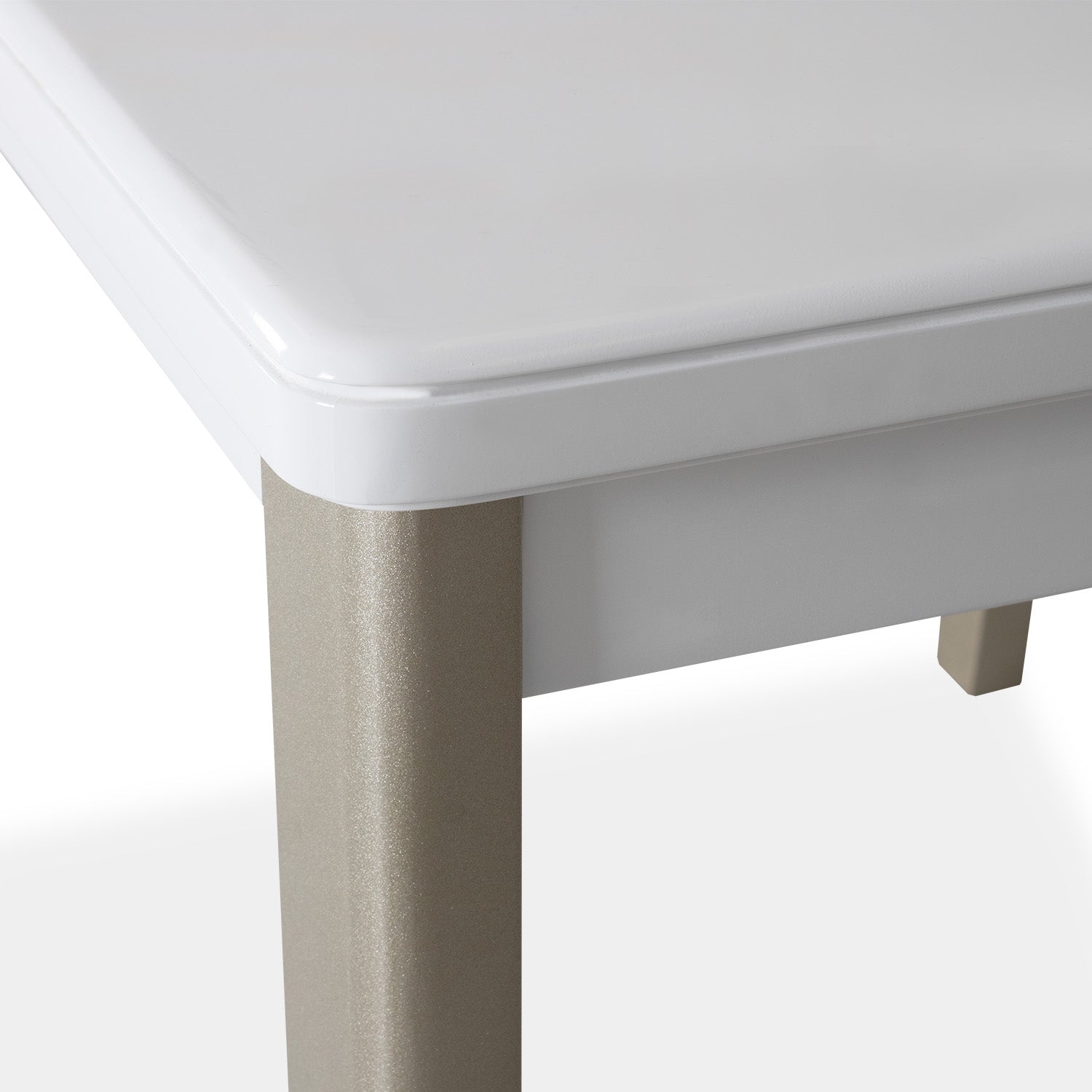 Comedor 4 Ptos Line Velvet Azafran Crudo, Champaña
