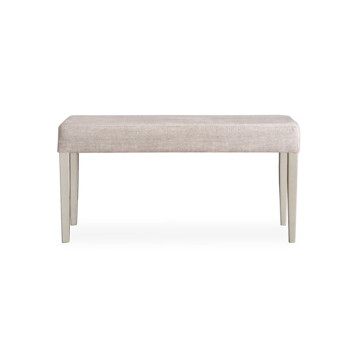 Comedor 6 Ptos Line Velvet Azafran Crudo, Champaña